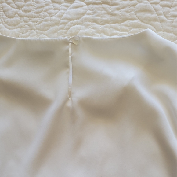 vintage notations white tank 90s y2k M - Picture 5 of 6